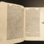 1572 ARISTOTLE Art of Rhetoric RARE Philosophy Ars Rhetorica Latin Venice Vellum
