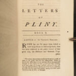 1747 ENGLISH Letters of Pliny the Younger Roman Vesuvius Tacitus ROME Melmoth 2v