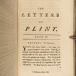 1747 ENGLISH Letters of Pliny the Younger Roman Vesuvius Tacitus ROME Melmoth 2v
