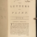 1747 ENGLISH Letters of Pliny the Younger Roman Vesuvius Tacitus ROME Melmoth 2v