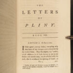 1747 ENGLISH Letters of Pliny the Younger Roman Vesuvius Tacitus ROME Melmoth 2v