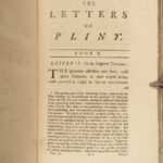 1747 ENGLISH Letters of Pliny the Younger Roman Vesuvius Tacitus ROME Melmoth 2v