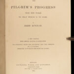 1861 John Bunyan Pilgrim’s Progress Illustrated Demons Puritan Memoir Bible ART