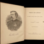 1885 General George Custer 1ed Boots and Saddles Cavalry Illustrated Indians