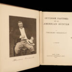 1905 THEODORE ROOSEVELT 1st ed Outdoors Pastimes American Hunter AFRICA Big Game