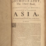 1682 ENGLISH Cosmography Peter Heylyn INDIAN Columbus America Voyage California