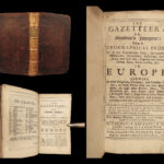 1693 ENGLISH Gazetteer Europe Geography Castle England Ports Constantinople RARE