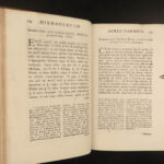 1742 GREEK Hierocles of Alexandria Golden Verses Pythagoras Philosophy Plutarch