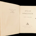 1957 Atlas Shrugged TRUE 1st printing Ayn Rand Objectivism Dystopian Philosophy