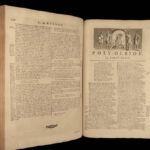 1748 Michael Drayton FOLIO Elizabethan English Poetry England Wales Algincourt