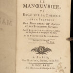 1769 NAVY 1ed Naval Ship Maneuvers French Manoeuvrier Villehuet Illustrated