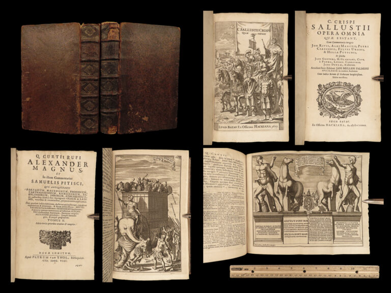 Image of 1677 Sallust Catiline Conspiracy Jugurthine War + 1708 Alexander the Great Rufus