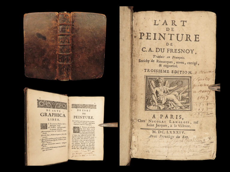 Image of 1684 Art of Painting Charles Alphonse du Fresnoy French Arte Graphica Peinture