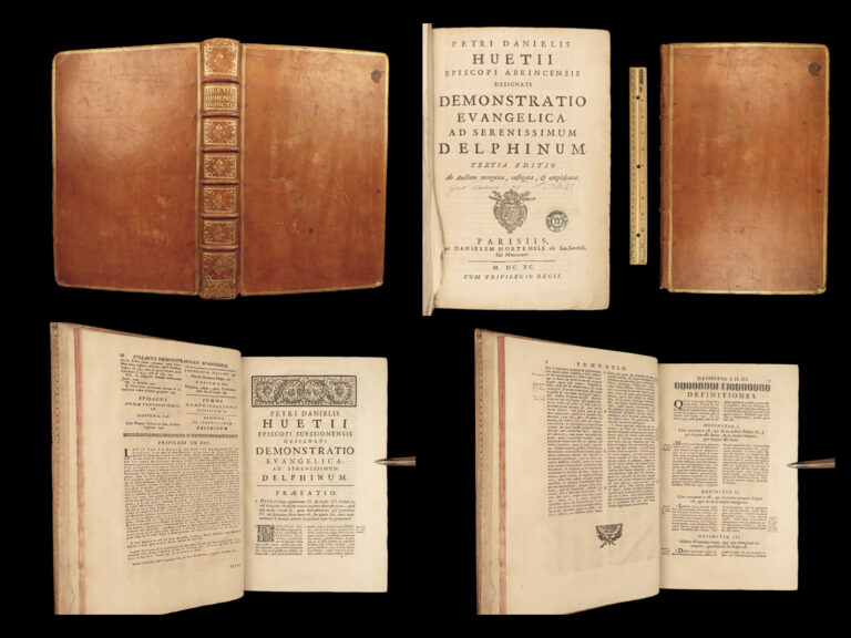 Image of 1690 HUGE FOLIO Demonstratio Huet Judaism Spinoza v Christianity v Pagan Occult