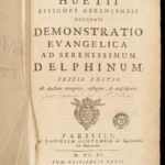 1690 HUGE FOLIO Demonstratio Huet Judaism Spinoza v Christianity v Pagan Occult