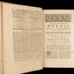 1690 HUGE FOLIO Demonstratio Huet Judaism Spinoza v Christianity v Pagan Occult