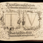1693 Illustrated CALLIGRAPHY German Neudoerffer Children Alphabet Typography