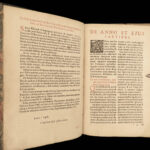 1694 Catholic Book of Hours Prayers Hymns Liturgy Latin Bible Moroccan Valfray