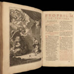 1694 Catholic Book of Hours Prayers Hymns Liturgy Latin Bible Moroccan Valfray