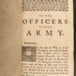 1726 ART of WAR Military Battle Tactics Birac Dragoons William of Orange ENGLISH