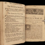 1726 ART of WAR Military Battle Tactics Birac Dragoons William of Orange ENGLISH