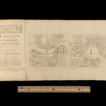 1774 Pacific Ocean Voyages 1ed AUSTRALIA Tahiti New Zealand Hawkesworth MAPS