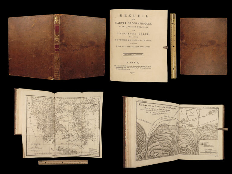 Image of 1790 Greek ATLAS Maps Travels of Anacharsis Greece Philosophy Persia Barthelemy