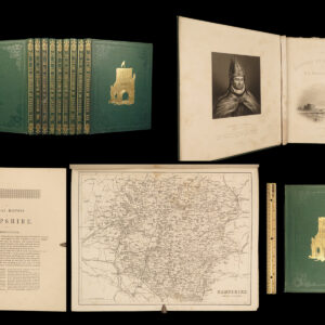 1861 Hampshire England Winchester Isle Wight Illustrated Cathedrals 9v History