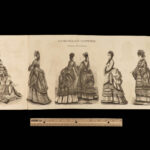 1873 FASHION Godey Lady’s Book American Magazine Illustrated Dress Costume Music