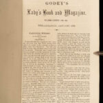 1873 FASHION Godey Lady’s Book American Magazine Illustrated Dress Costume Music