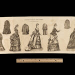 1873 FASHION Godey Lady’s Book American Magazine Illustrated Dress Costume Music