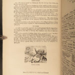1881 George Cruikshank Comic ART Almanack Caricature Thackeray Illustrated Humor