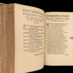 1561 Philipp Melanchthon 1ed Epitaphs on Death Luther Wittenberg Reformation