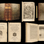1690 PARIS Church History France Saint Fursey & Landry Clovis HUGE 2v FOLIOS