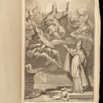 1690 PARIS Church History France Saint Fursey & Landry Clovis HUGE 2v FOLIOS