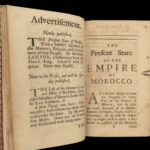 1695 MOROCCO Empire 1ed Saint Olon Costume Arab Pirates Islam Africa Voyages