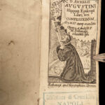 1670 Confessions of Saint Augustine Catholic Bible Benedictine Sommalius Rouen