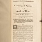 1677 ASTRONOMY 1ed Chronology Ancient Times Cary Egypt Babylon Calendars FOLIO