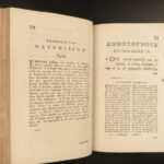 1778 Demosthenes Orations Speech MAP Ancient Greece Greek Latin Irish Mounteney