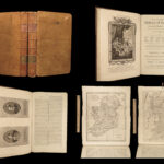 1793 ENGLAND 1ed Ashburton History Julius Caesar Charles I Portraits 2v SET MAPS