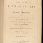 1862 EXQUISITE 1ed National 119 Portraits ART Gallery Washington Jefferson USA