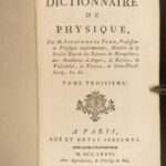 1781 PHYSICS 1ed Sigaud La Fond Experiments Science Air Chemistry Enlightenment