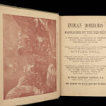 1891 Indian Horrors 1ed Native American Massacres Sitting Bull Wounded Knee Wars