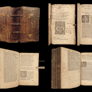 1579 VIRGIL Aeneid Georgics Bucolics Italian Renaissance Fabricius Leipzig RARE
