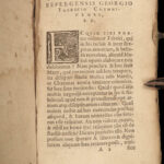 1579 VIRGIL Aeneid Georgics Bucolics Italian Renaissance Fabricius Leipzig RARE