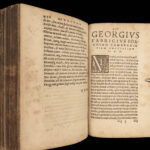 1579 VIRGIL Aeneid Georgics Bucolics Italian Renaissance Fabricius Leipzig RARE