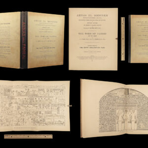 1894 EGYPT Exploration Ahnas El Medineh Tomb of Paheri Hieroglyphics Archaeology