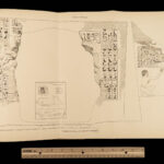 1894 EGYPT Exploration Ahnas El Medineh Tomb of Paheri Hieroglyphics Archaeology