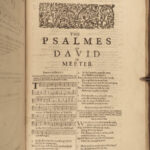 1638 RARE Common Prayer Church England Anglican BIBLE Psalms Hanmer Shakespeare