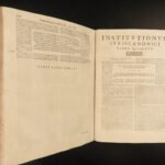 1652 Canon LAW Corpus Juris Inquisition Catholic Papal Decrees Lancellotti Rome